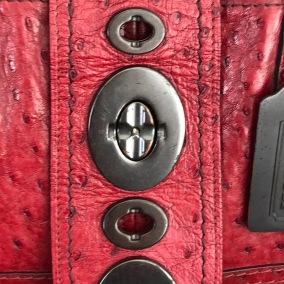 Limited Coach Lily ostrich satchel model 11160 - Picture 8 of 10